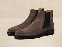 Ribot Boot in Deep Taupe Shield Suede