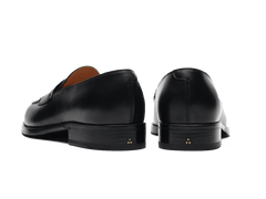 Berkeley Penny Loafers in Black Calf