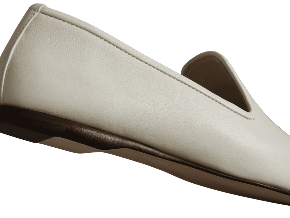 Fenice Loafers in Blanc Cassè Nappa