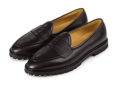 Grand Varenne Loafers in Dark Brown Shield Calf