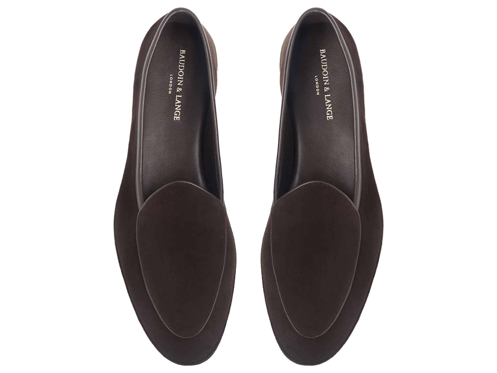 Lune Slippers in Dark Brown Luxe Suede