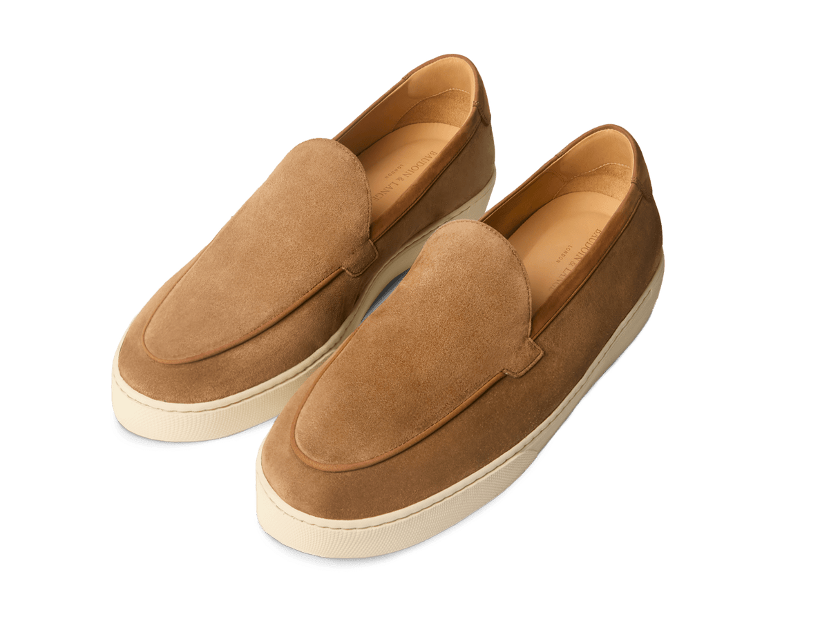 Pace Trainers in Earth Suede