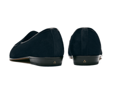 Sagan Classic Loafers in Midnight Navy Asteria Suede