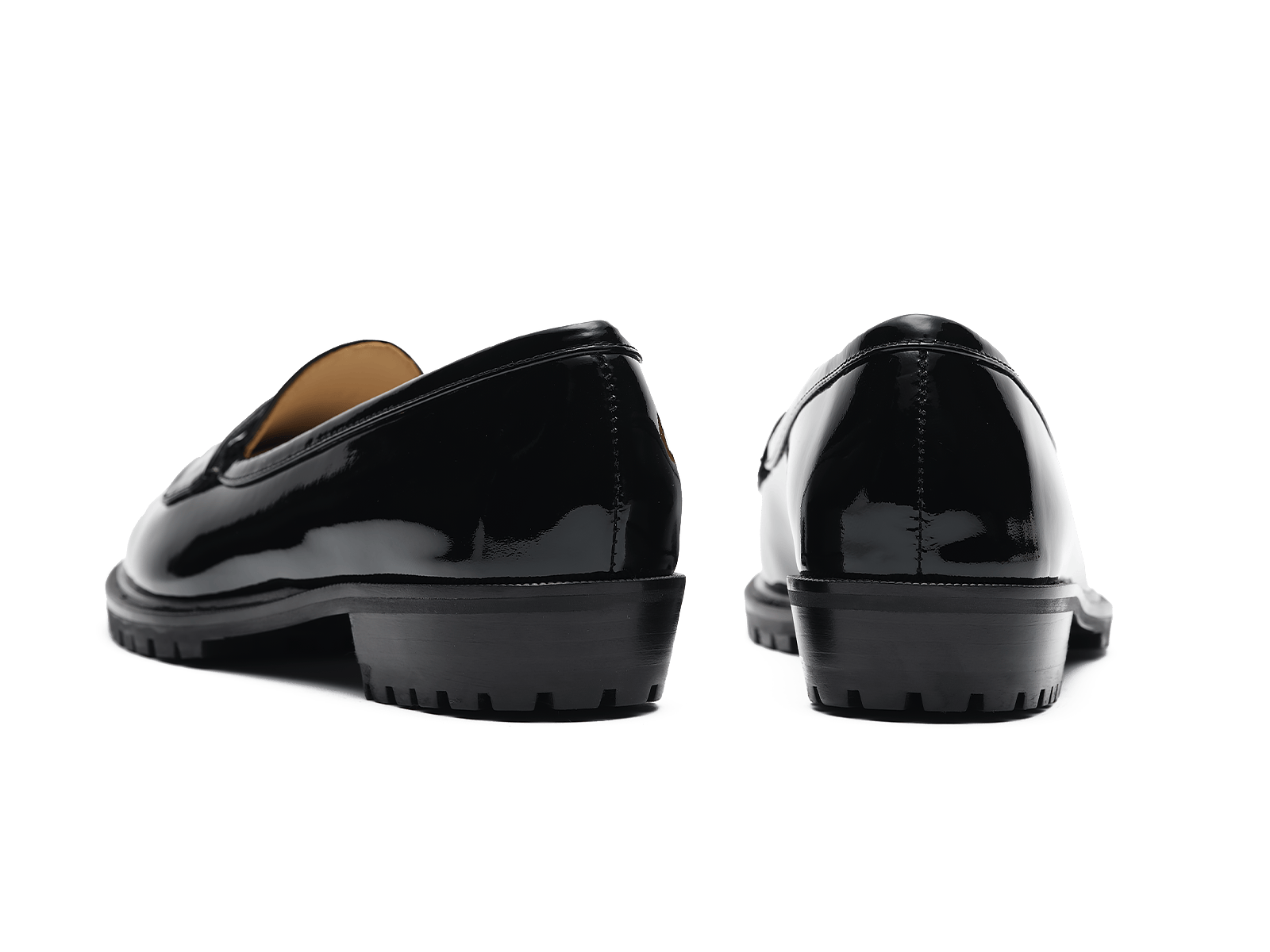 Sagan Ginkgo Loafers in Nero Soft Patent Leather