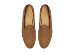 Stride Loafers in Honey Raffia with Natural Sole