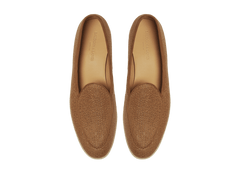 Stride Loafers in Honey Raffia with Natural Sole