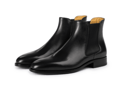 Wall Boots in Black Noble Calf