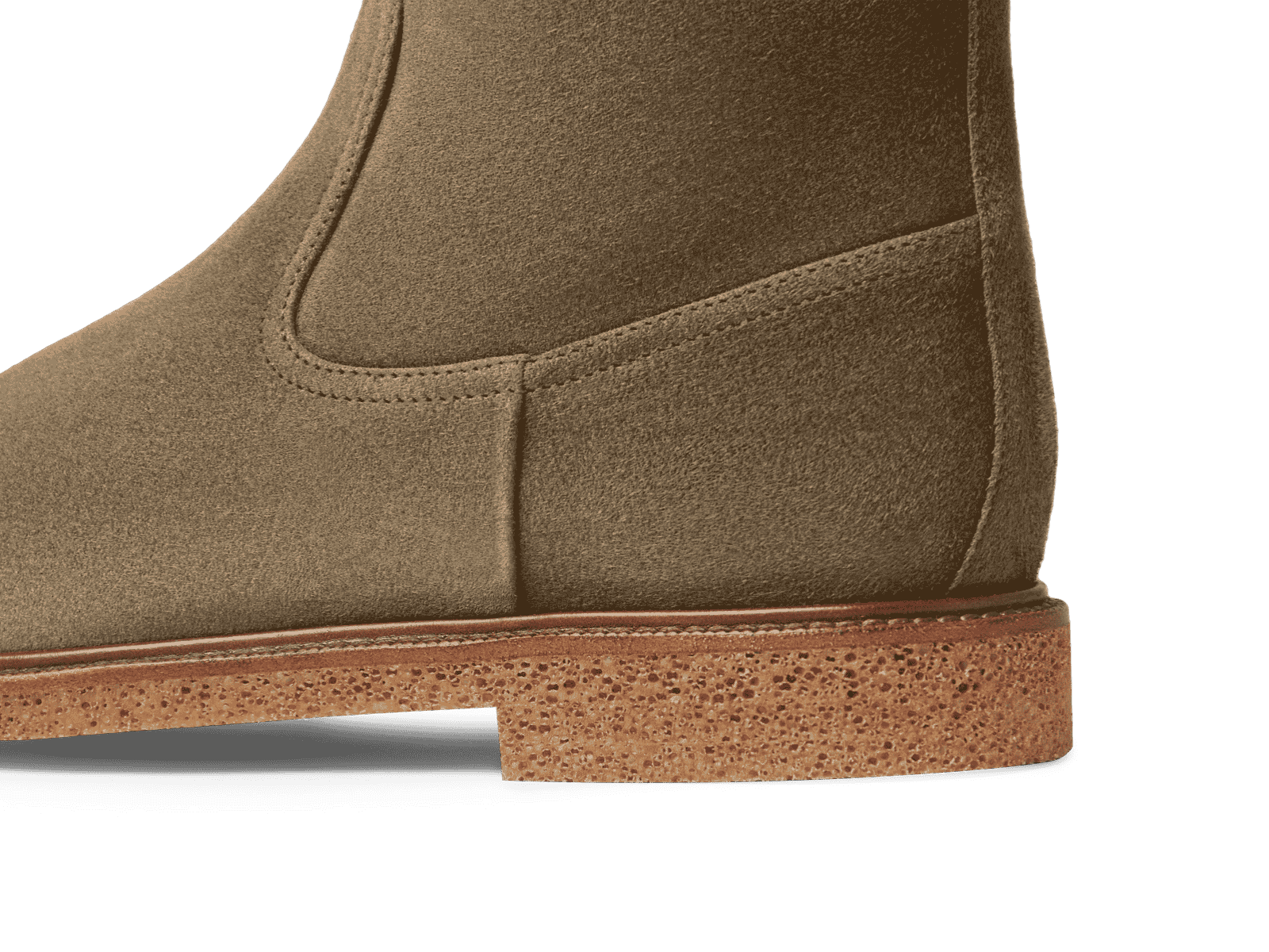 Treve Boots in Olivine Green Asteria Suede