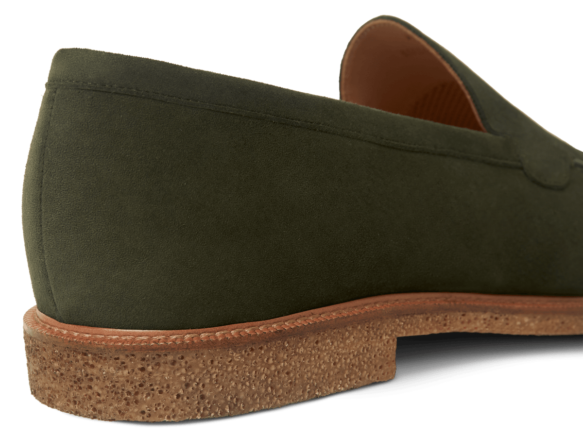 Antibes in Loden Green Luxe Suede