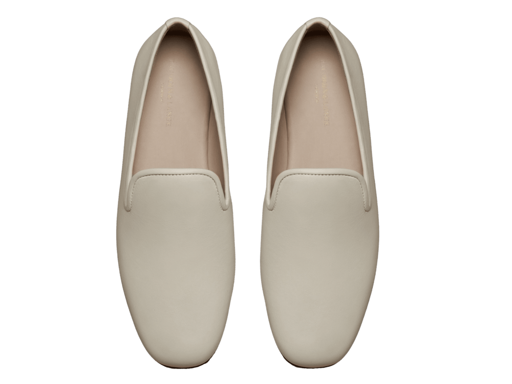 Fenice Loafers in Blanc Cassè Nappa