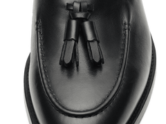 Hertford Tassel Loafers in Black Noble Calf