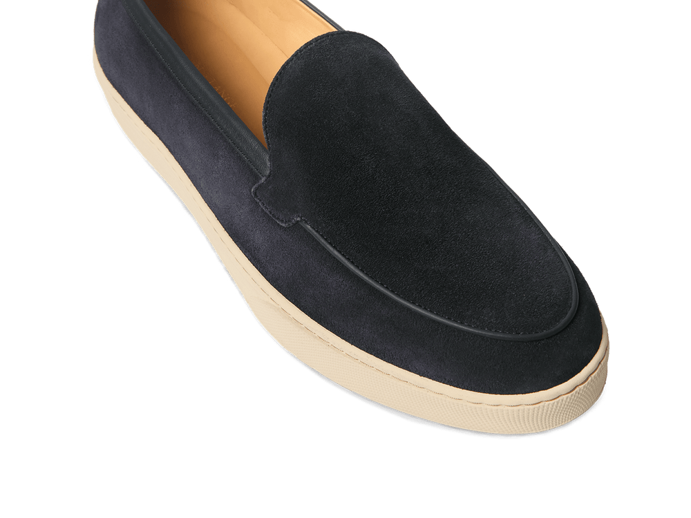 Pace Trainers in Navy Suede