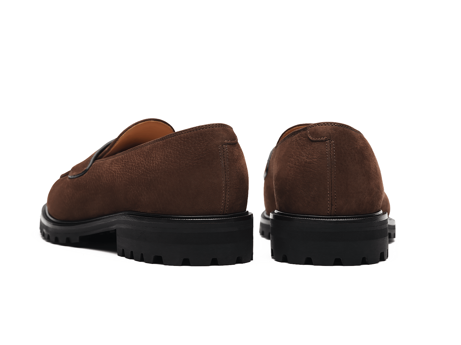 Pall Mall Loafers in Ebony Brown Nubuck