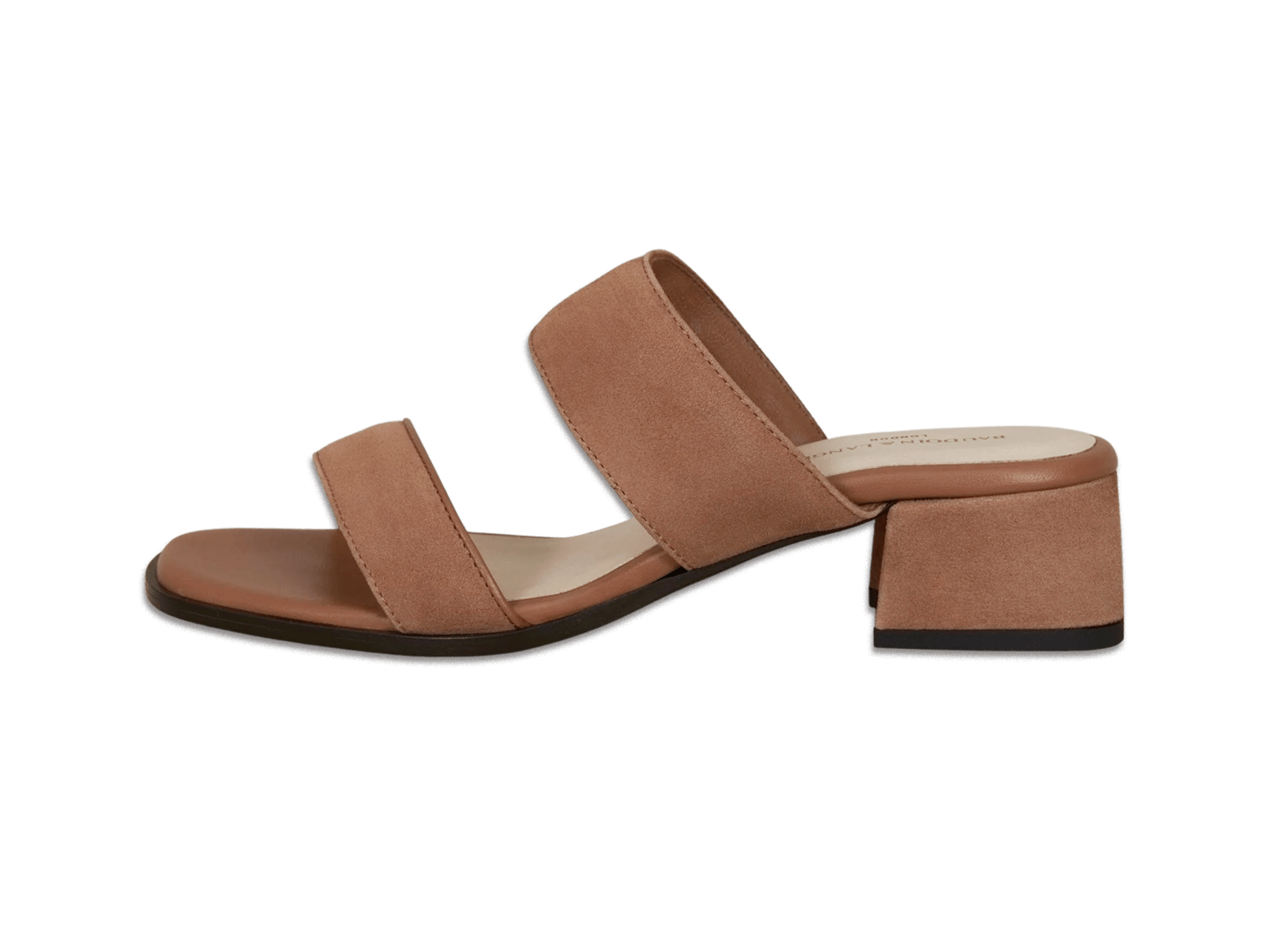 Plume Hi Sandal in Alezan Luxe Suede and Nappa