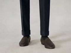 Sagan Loafers in Dark Brown Deerskin