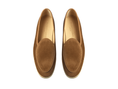 Stride Loafers in Earth Glove Suede Natural Sole