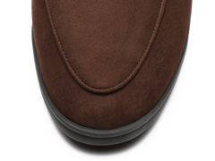 Stride Loafers in Ebony Brown Shield Nubuck