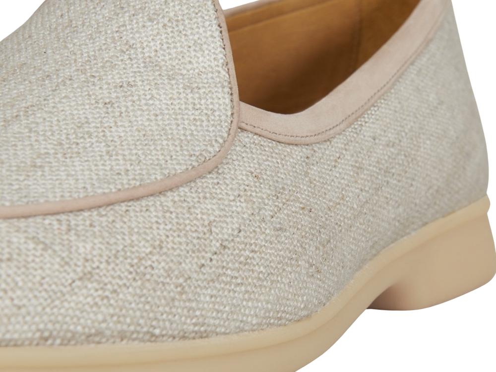 Stride Loafers in Linen Merlinen