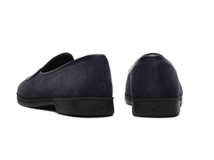Stride Loafers in Midnight Navy Haptic Suede with Dark Sole