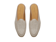 Stride Mule Loafers in Linen Merlinen