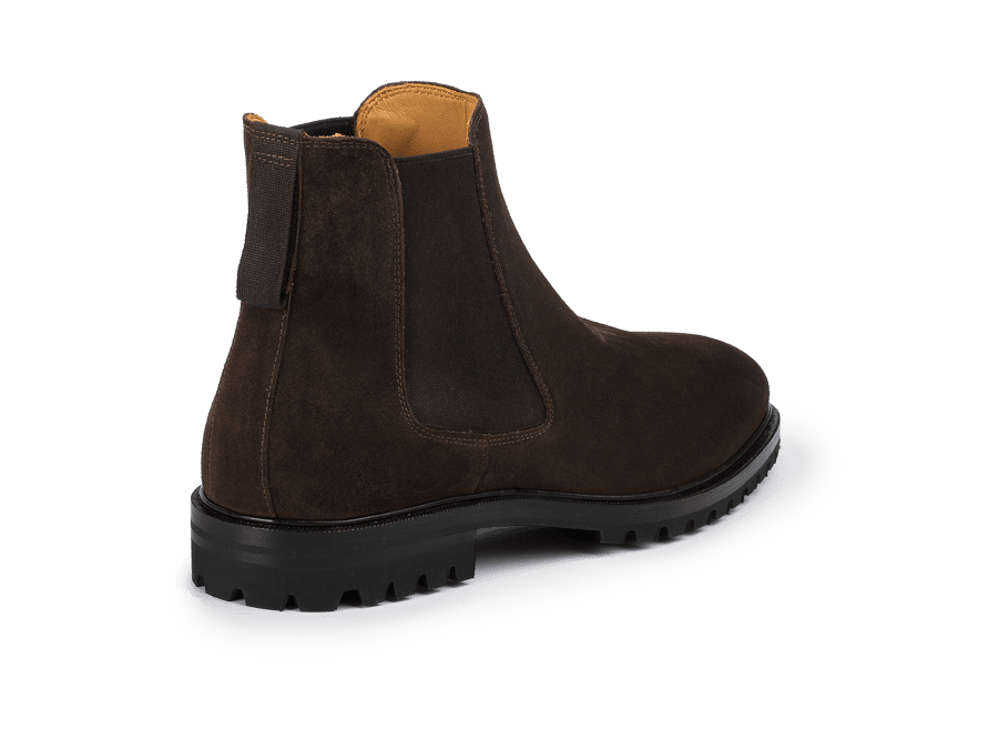 Ribot Boot in Dark Brown Shield Suede