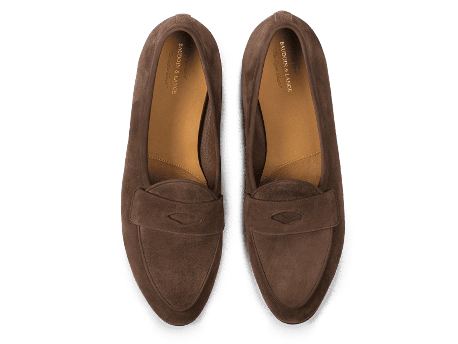 Sagan Rubber Ginkgo Loafers in Deep Taupe Asteria Suede