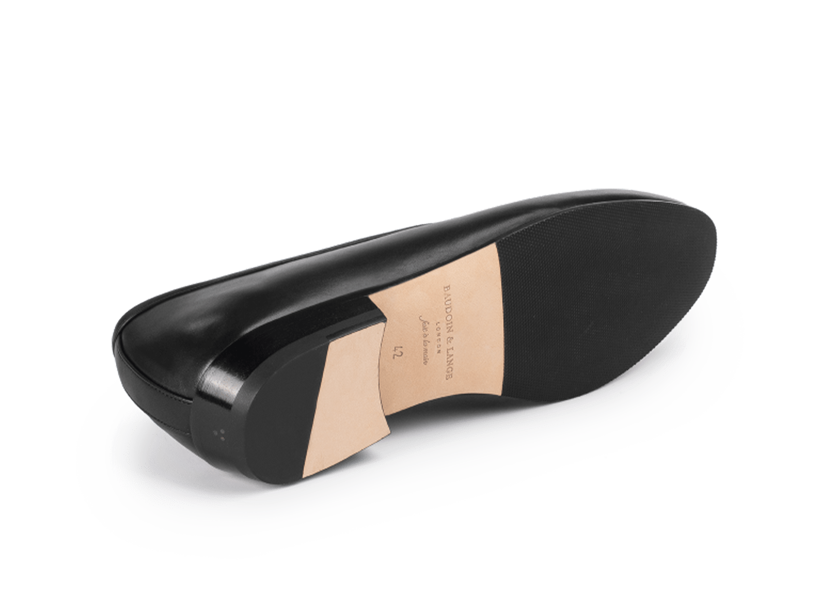 Sagan Classic Loafers in Black Drape Calf and Obsidian Black Suede with Rubber Grip