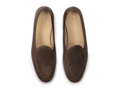 Stride Loafers in Deep Taupe Glove Suede Dark Sole