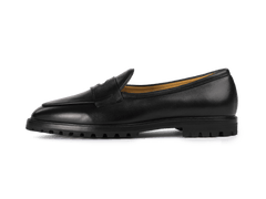 Grand Varenne Loafers in Black Shield Calf