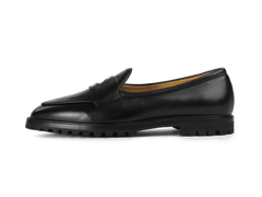 Grand Varenne Loafers in Black Shield Calf