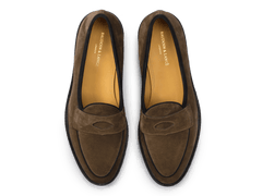 Grand Varenne Loafers in Northern Green Shield Suede