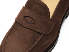 Pall Mall Loafers in Ebony Brown Nubuck