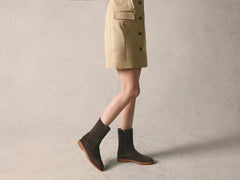 Treve Boots in Dark Brown Asteria Suede