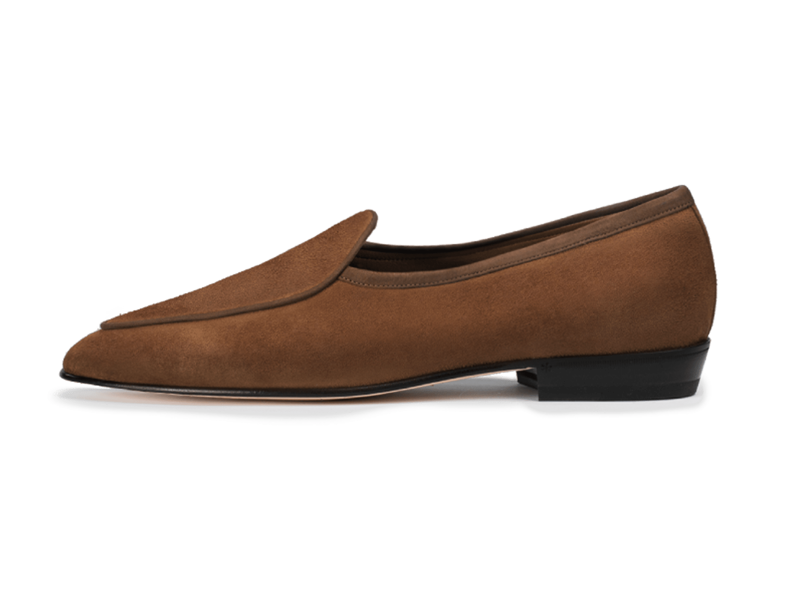 Sagan Classic Loafers in Moyen Brown Asteria Suede