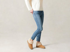 Winema Boots in Light Snuff Shearling Suede