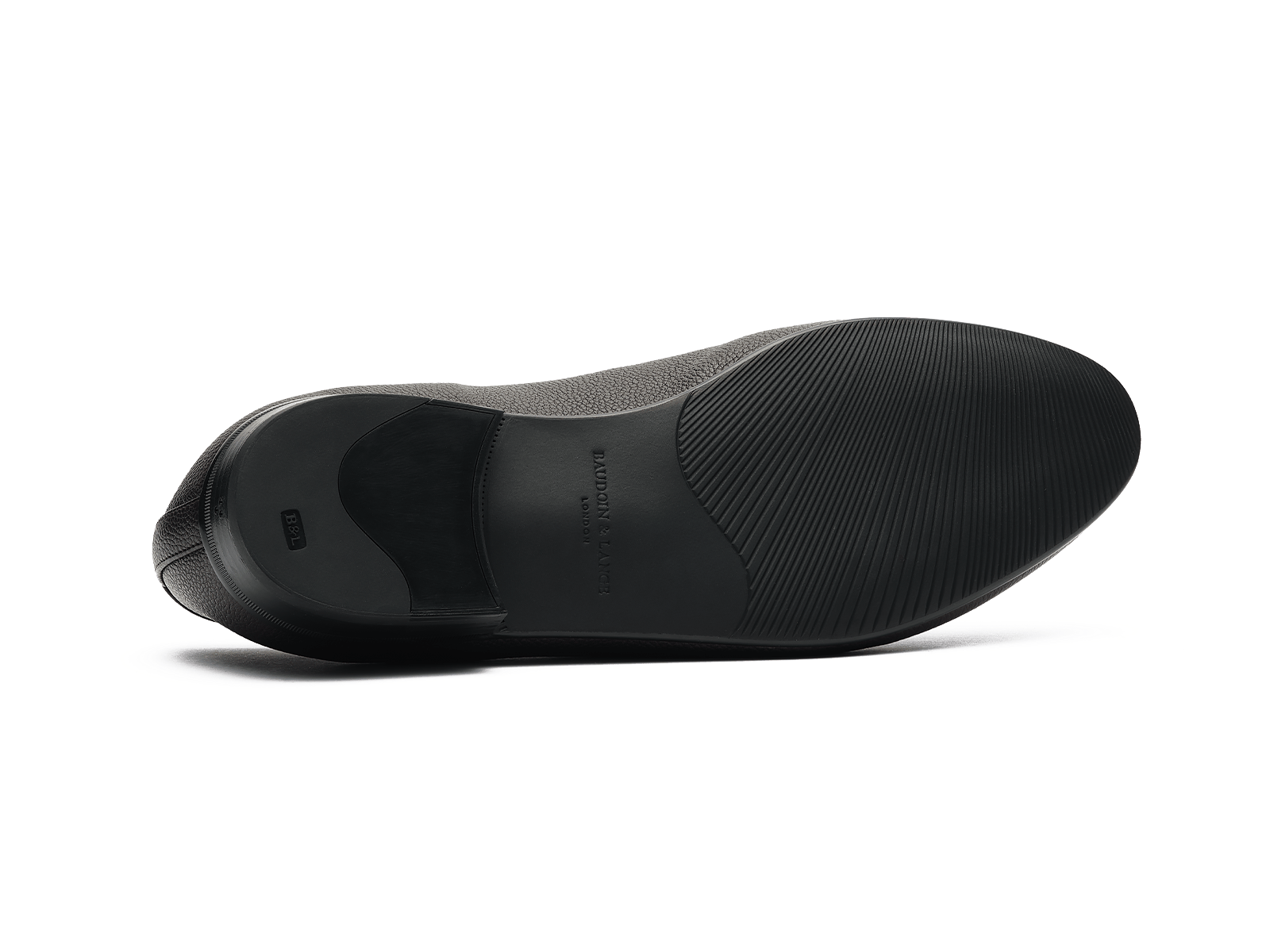 Sagan Rubber Ginkgo Loafers in Dark Brown Lunar Grain Calf