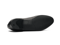 Sagan Rubber Loafers in Dark Brown Lunar Grain Calf
