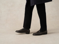 Grand Fleurus Penny Loafers in Dark Brown Noble Calf