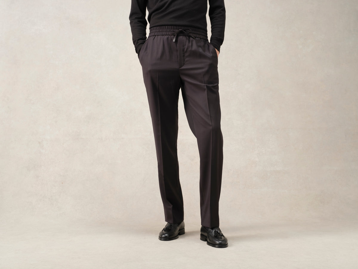 Hertford Tassel Loafers in Black Noble Calf
