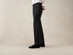 Sagan Black Tie Bow in Black Velvet