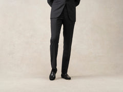 Sagan Classic Precious Leather Loafers in Black Suede and Crocodile