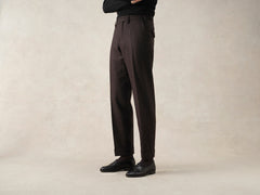 Sagan Ginkgo Precious Leather Loafers in Obsidian Black Crocodile