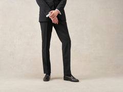 Sagan Ginkgo Precious Leather Loafers in Obsidian Black Crocodile