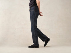 Stride Loafers in Black Glove Suede Dark Sole