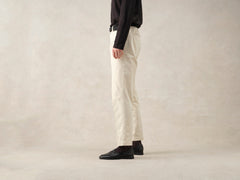 Stride Penny Loafers in Black Moorland Calf with Dark Sole