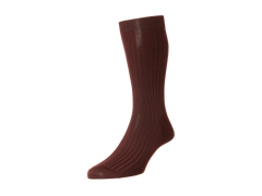 Cotton Socks in Burgundy