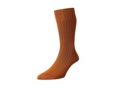 Chromo Socks in Cumin Orange Cotton