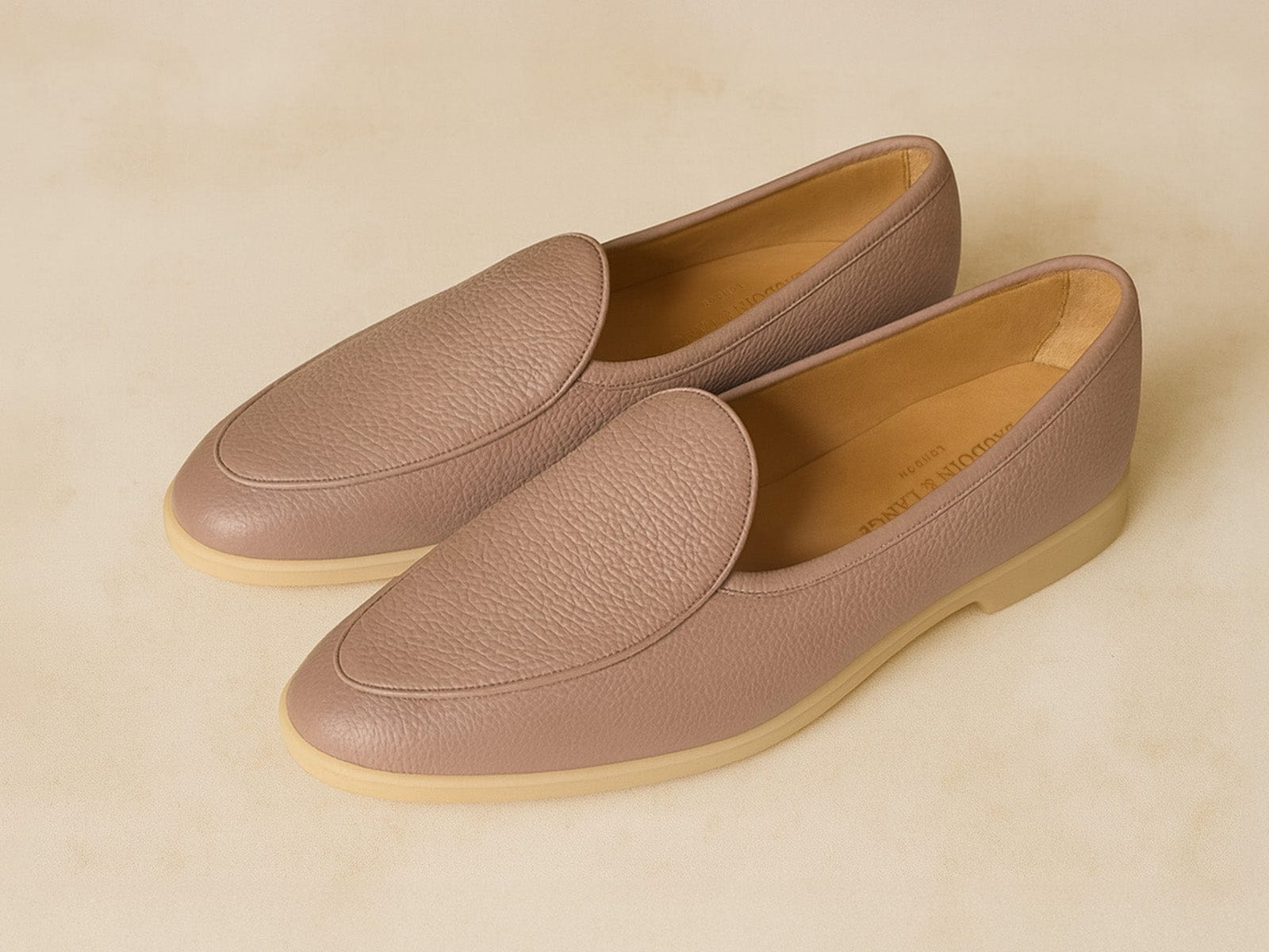 Stride Loafers in Marron Glace Deerskin