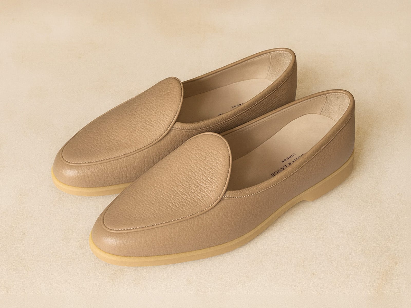 Stride in Marron Glace Deerskin