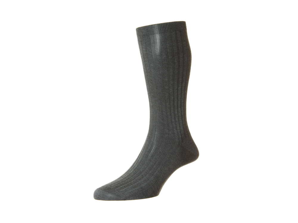 Chromo Socks in Dark Grey Cotton